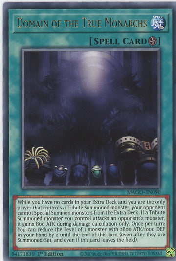 MAGO-EN090 - Domain of the True Monarchs - Rare - Maximum Gold