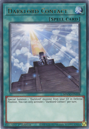 MAGO-EN108 - Darklord Contact - Rare - Maximum Gold