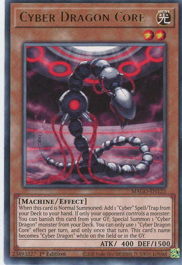 MAGO-EN123 - Cyber Dragon Core - Rare - Maximum Gold