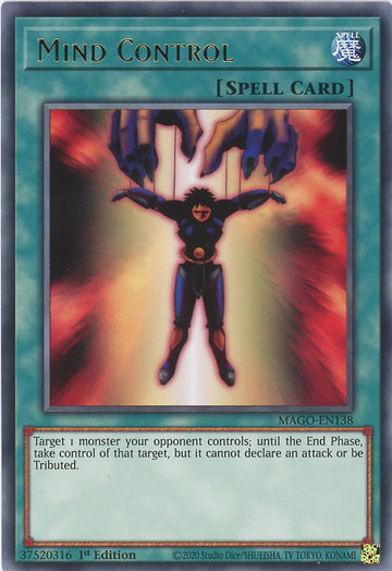 MAGO-EN138 - Mind Control - Rare - Maximum Gold