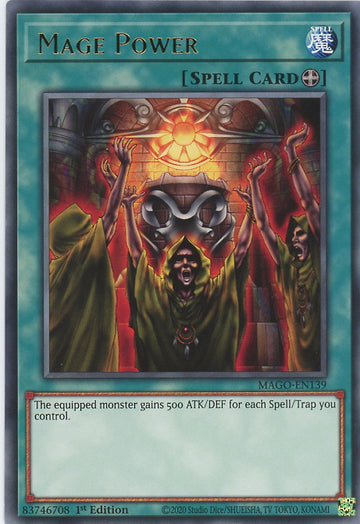 MAGO-EN139 - Mage Power - Rare - Maximum Gold