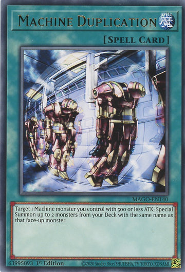 MAGO-EN140 - Machine Duplication - Rare - Maximum Gold