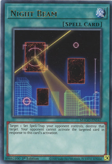 MAGO-EN147 - Night Beam - Rare - Maximum Gold