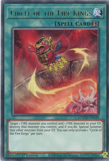 MAGO-EN149 - Circle of the Fire Kings - Rare - Maximum Gold