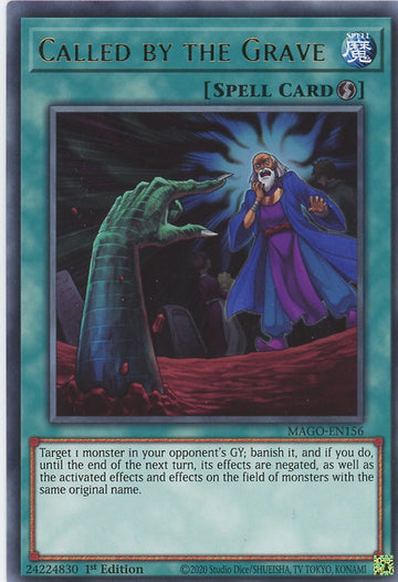 MAGO-EN156 - Called by the Grave - Rare - Maximum Gold