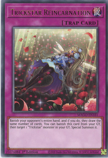 MAGO-EN161 - Trickstar Reincarnation - Rare - Maximum Gold