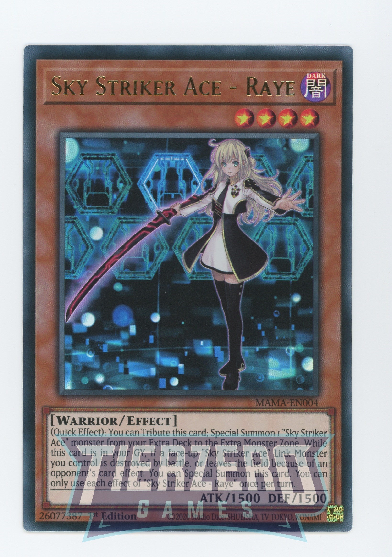 MAMA-EN004 - Sky Striker Ace - Raye - Ultra Rare - Effect Monster - Magnificent Mavens