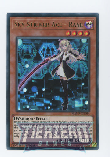 MAMA-EN004 - Sky Striker Ace - Raye - Ultra Rare - Magnificent Mavens