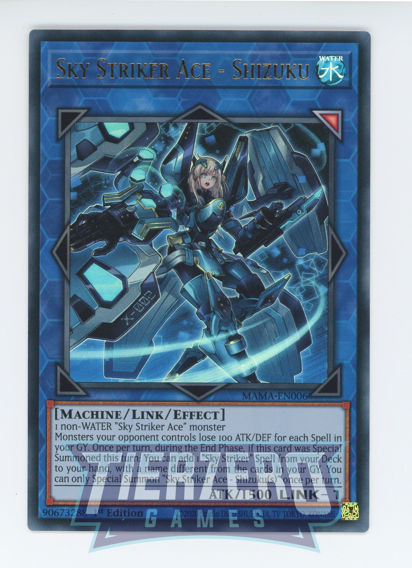 MAMA-EN006 - Sky Striker Ace - Shizuku - Ultra Rare - Effect Link Monster - Magnificent Mavens