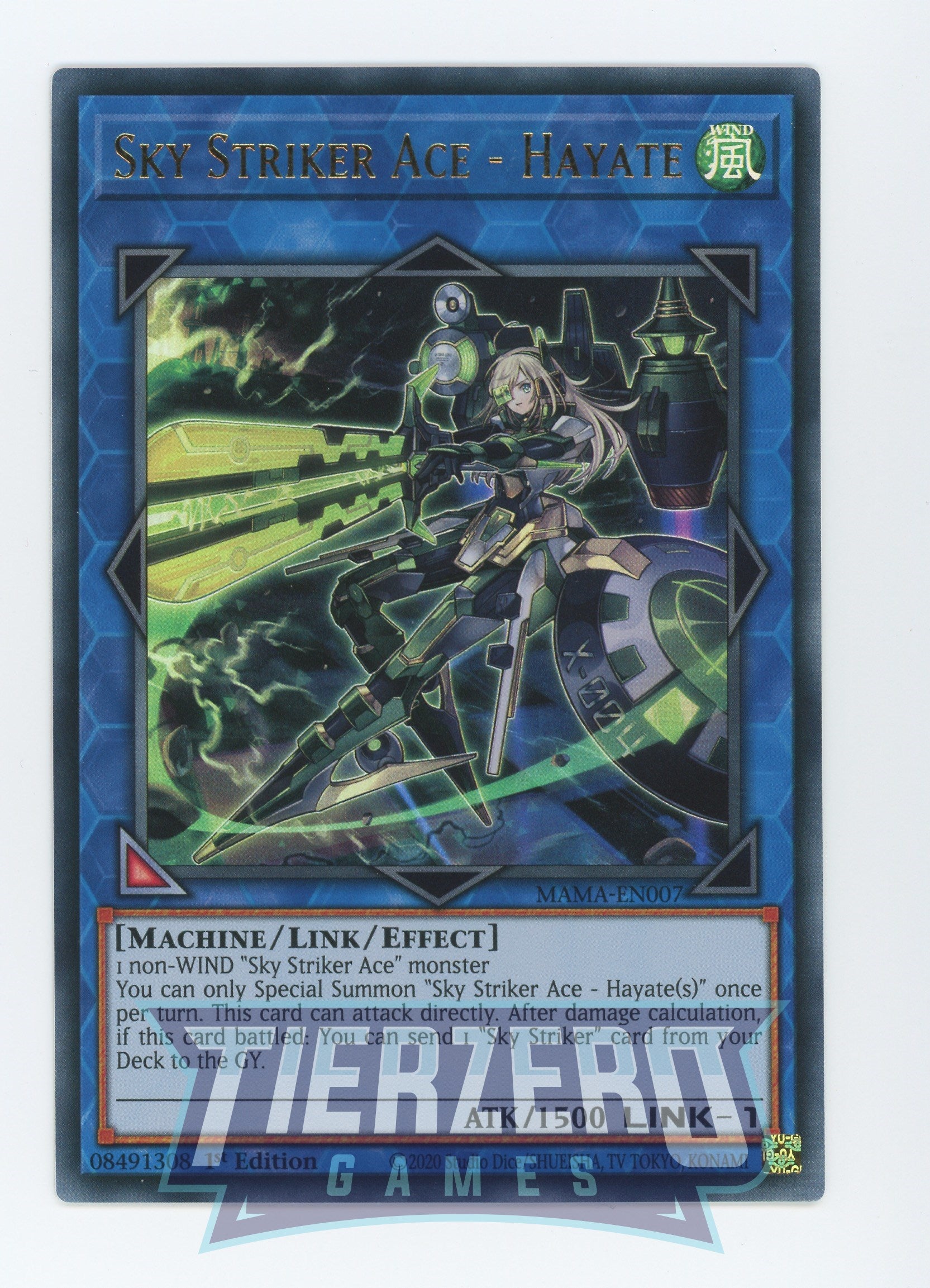 MAMA-EN007 - Sky Striker Ace - Hayate - Ultra Rare - Effect Link Monster - Magnificent Mavens