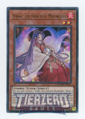 MAMA-EN016 - Dakki, the Graceful Mayakashi - Ultra Rare - Magnificent Mavens