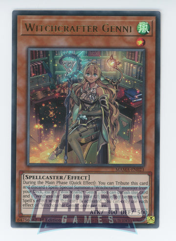 MAMA-EN023 - Witchcrafter Genni - Ultra Rare - Magnificent Mavens
