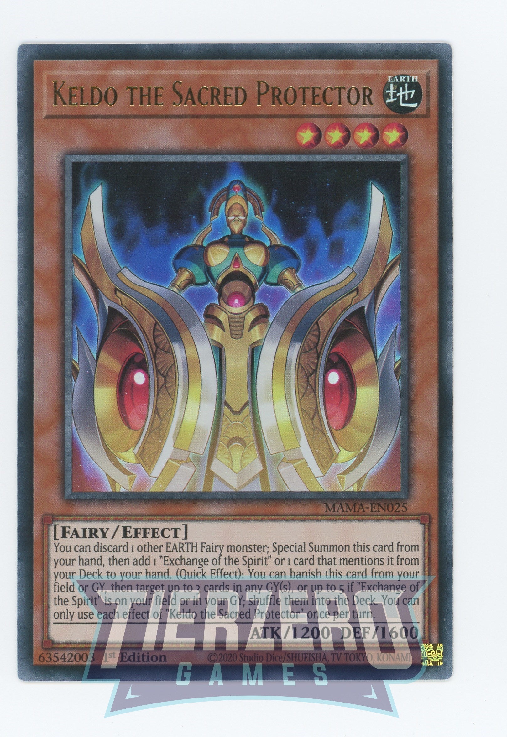 MAMA-EN025 - Keldo the Sacred Protector - Ultra Rare - Effect Monster - Magnificent Mavens