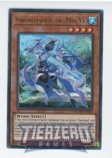 MAMA-EN034 - Swordsoul of Mo Ye - Ultra Rare - Magnificent Mavens