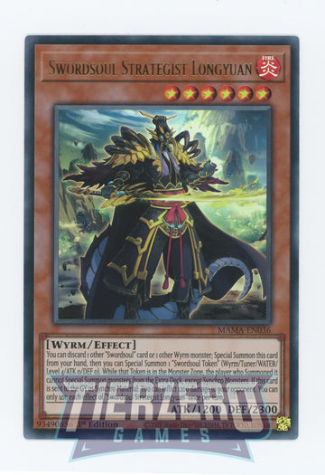 MAMA-EN036 - Swordsoul Strategist Longyuan - Ultra Rare - Magnificent Mavens