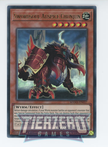 MAMA-EN037 - Swordsoul Auspice Chunjun - Ultra Rare - Magnificent Mavens