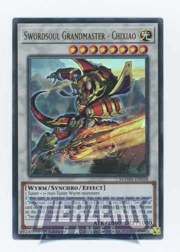 MAMA-EN038 - Swordsoul Grandmaster - Chixiao - Ultra Rare - Magnificent Mavens