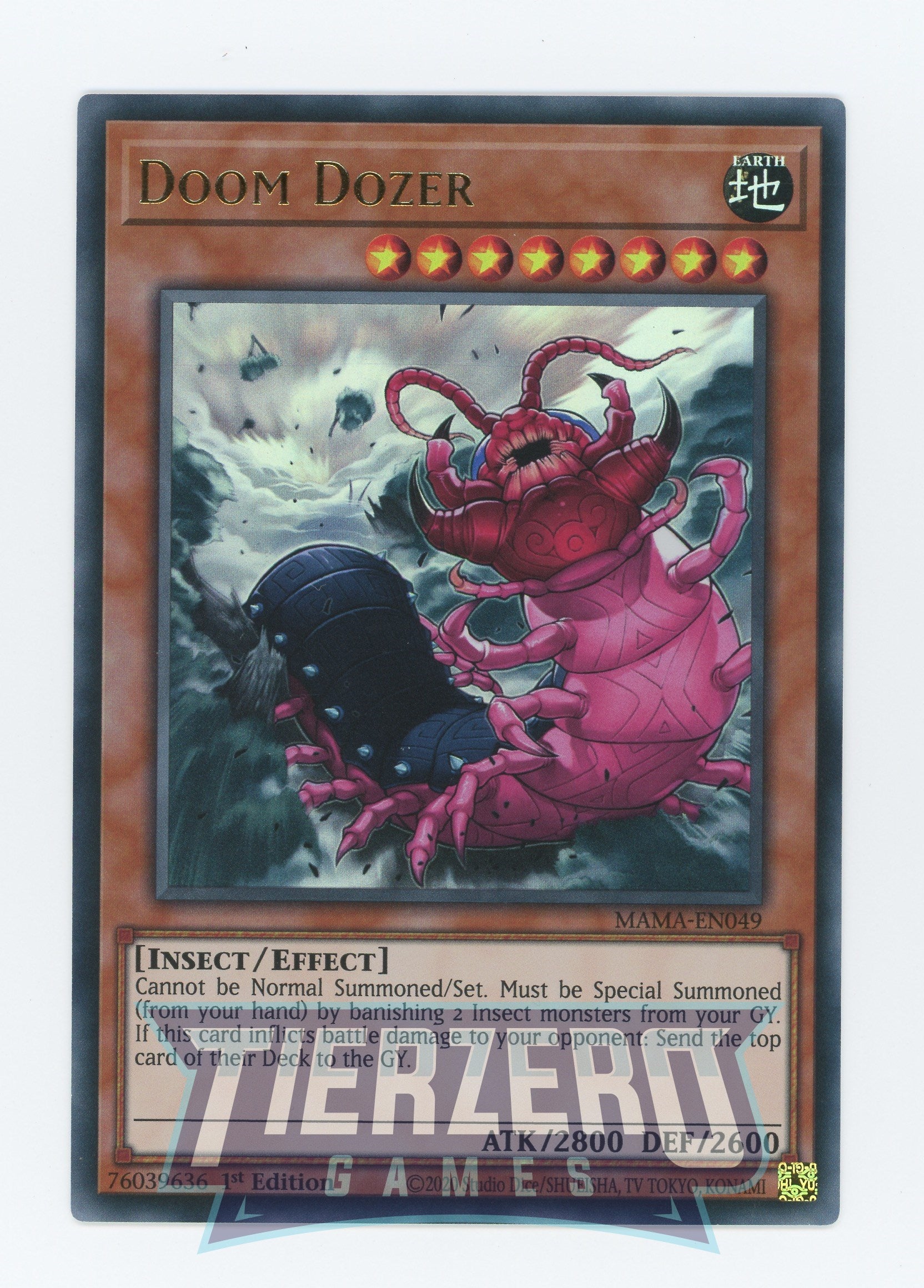 MAMA-EN049 - Doom Dozer - Ultra Rare - Effect Monster - Magnificent Mavens