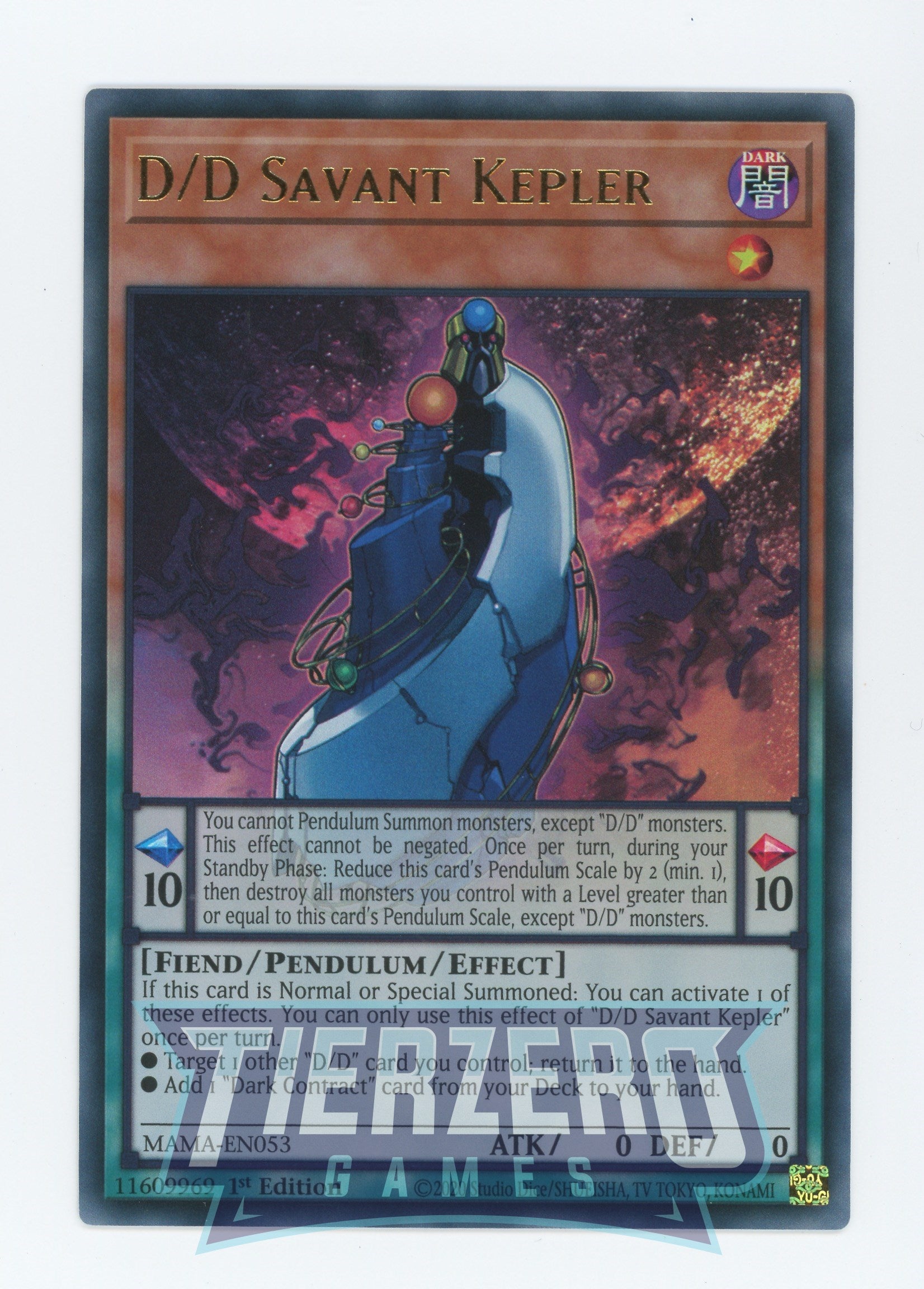 MAMA-EN053 - D-D Savant Kepler - Ultra Rare - Effect Pendulum Monster - Magnificent Mavens