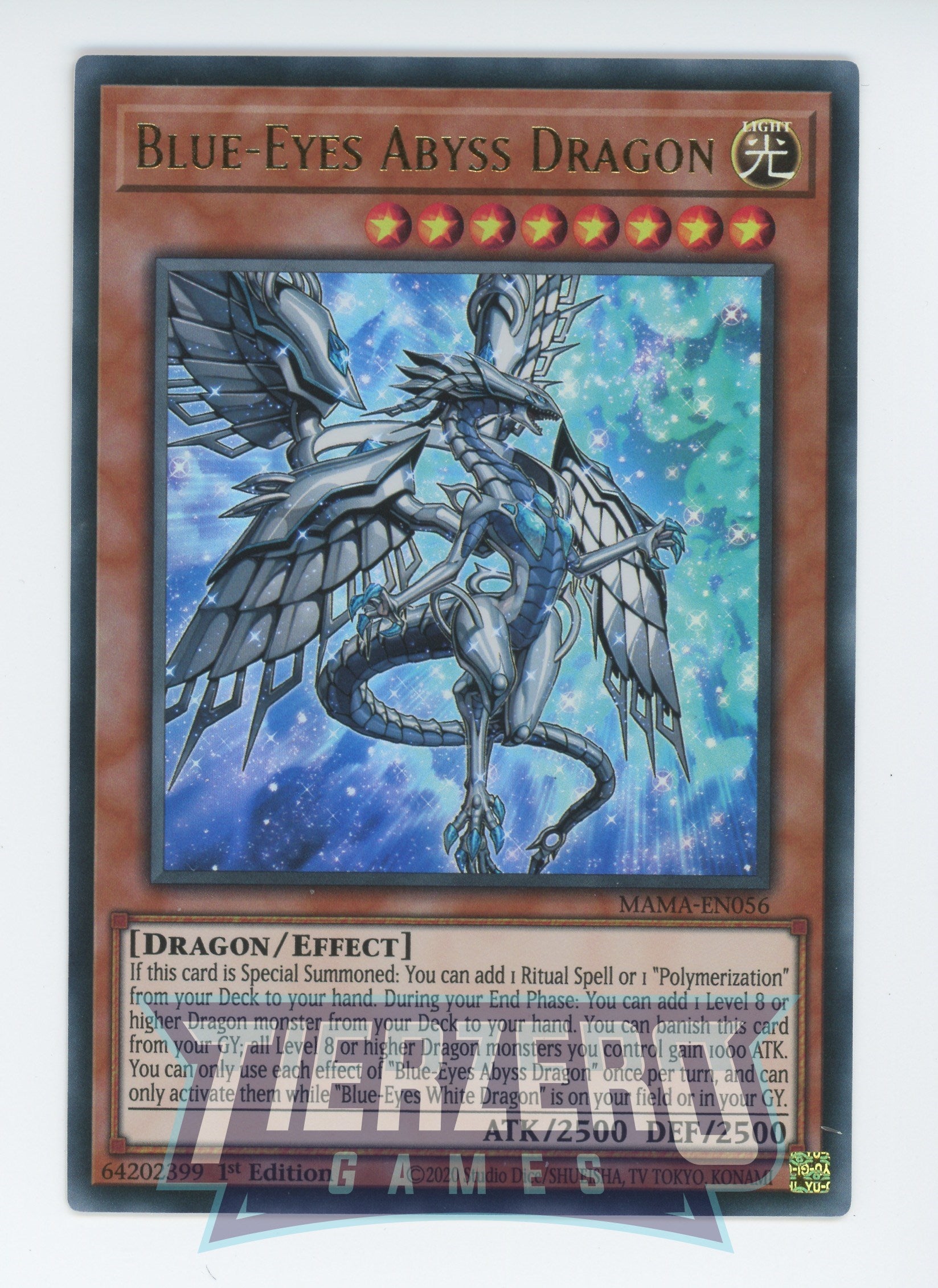 MAMA-EN056 - Blue-Eyes Abyss Dragon - Ultra Rare - Effect Monster - Magnificent Mavens