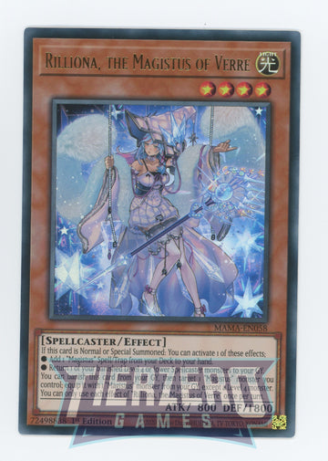 MAMA-EN058 - Rilliona, the Magistus of Verre - Ultra Rare - Magnificent Mavens