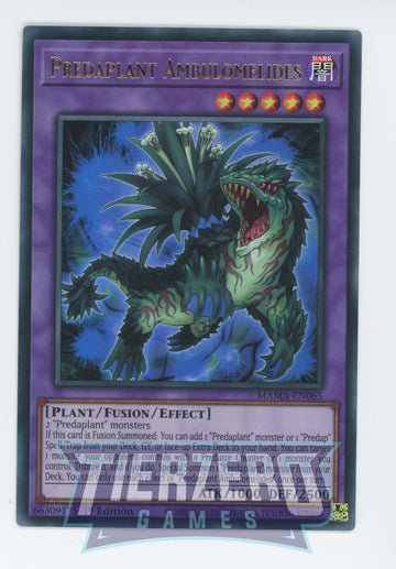 MAMA-EN065 - Predaplant Ambulomelides - Ultra Rare - Magnificent Mavens