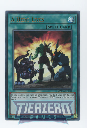 MAMA-EN081 - A Hero Lives - Ultra Rare - Magnificent Mavens