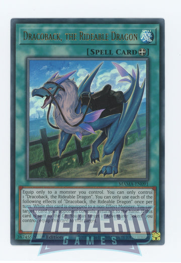 MAMA-EN091 - Dracoback, the Rideable Dragon - Ultra Rare - Magnificent Mavens