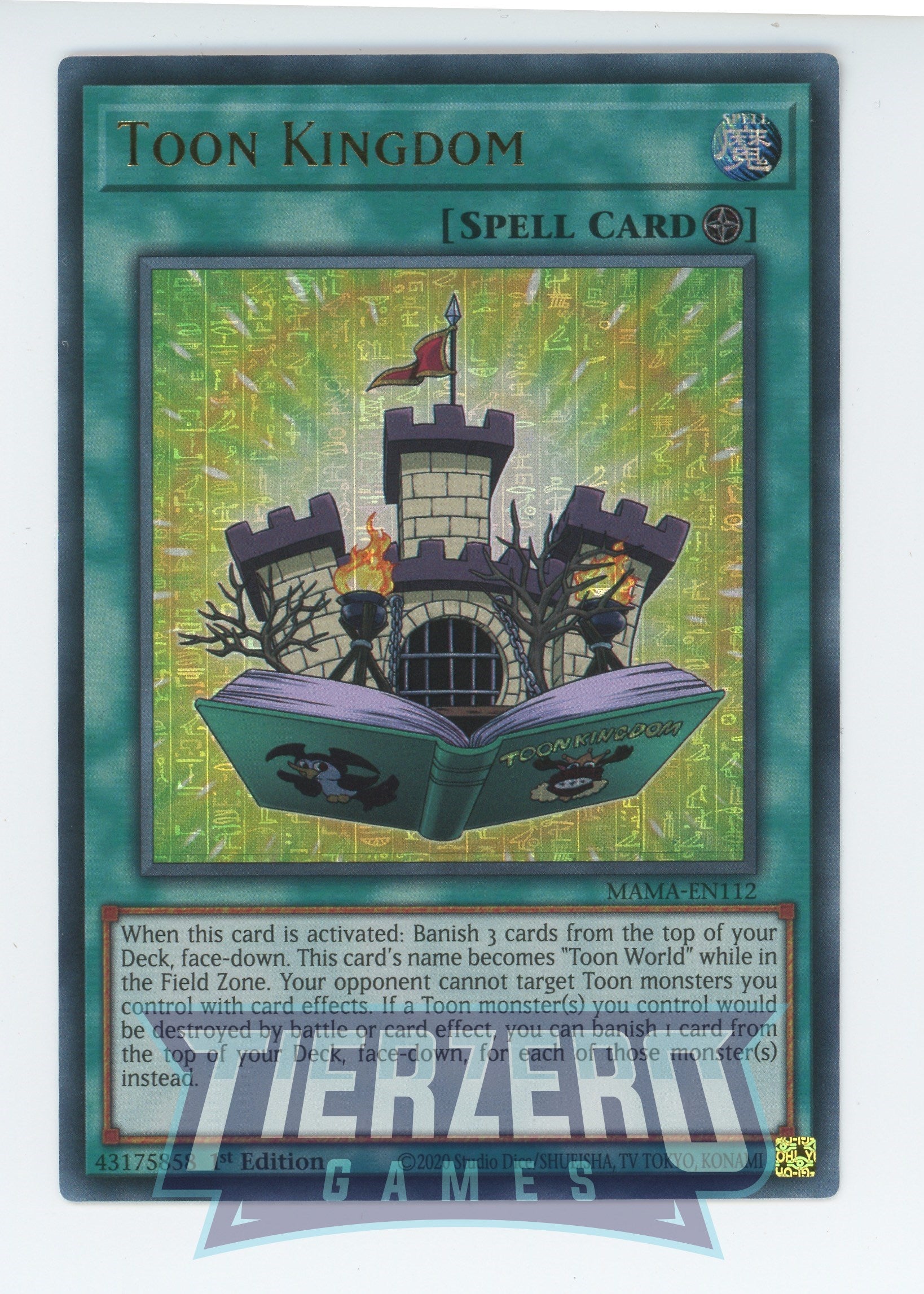 MAMA-EN112 - Toon Kingdom - Pharaoh Ultra Rare - Field Spell - Magnificent Mavens