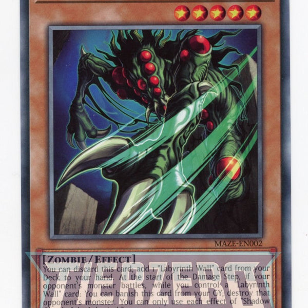 MAZE-EN002 - Shadow Ghoul of the Labyrinth - Rare - Effect Monster