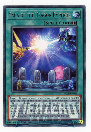 MAZE-EN023 - Saga of the Dragon Emperor - Rare - Maze of Memories