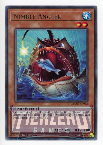 MAZE-EN042 - Nimble Angler - Rare - Maze of Memories