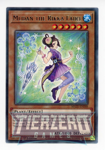 MAZE-EN048 - Mudan the Rikka Fairy - Rare - Maze of Memories