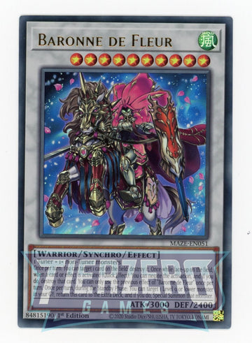 MAZE-EN051 - Baronne de Fleur - Ultra Rare - Maze of Memories