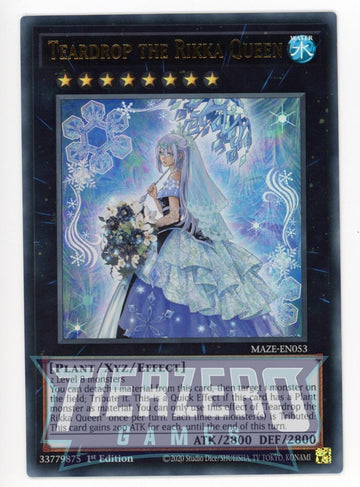 MAZE-EN053 - Teardrop the Rikka Queen - Ultra Rare - Maze of Memories