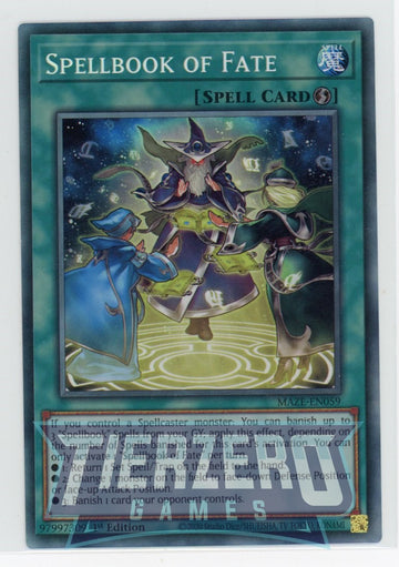 MAZE-EN059 - Spellbook of Fate - Collector's Rare - Maze of Memories