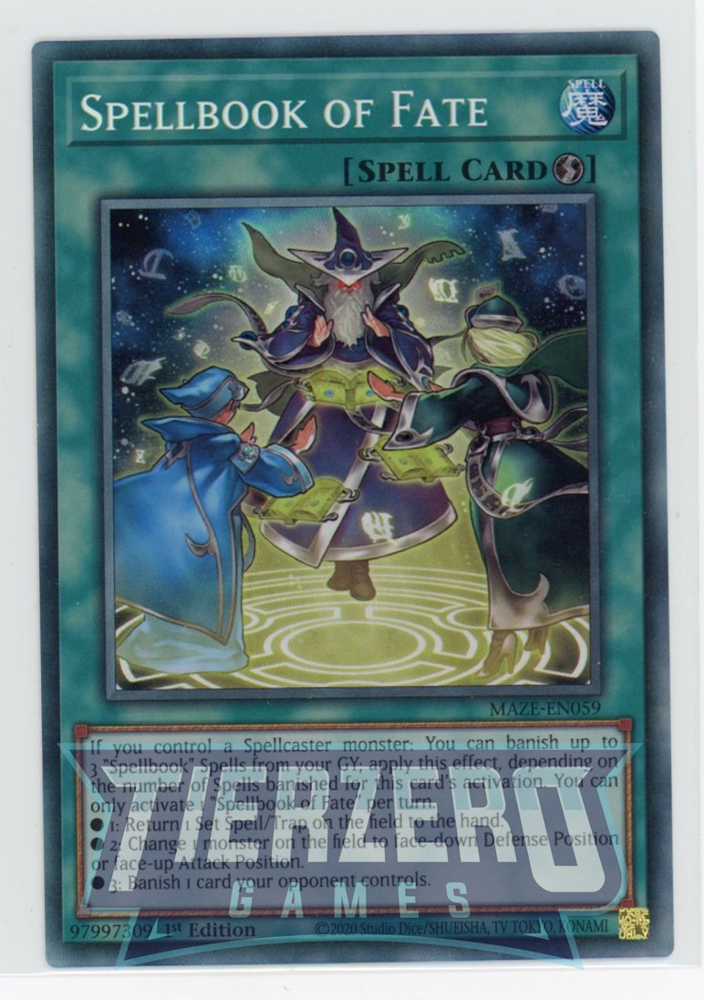 MAZE-EN059 - Spellbook of Fate - Collector's Rare