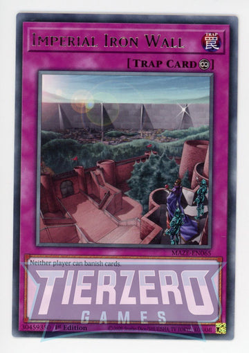 MAZE-EN065 - Imperial Iron Wall - Rare - Maze of Memories