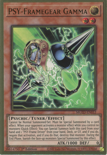 MGED-EN012 - PSY-Framegear Gamma - Premium Gold Rare - Maximum Gold: El Dorado