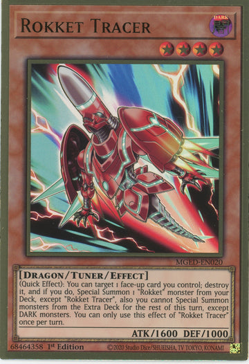 MGED-EN020 - Rokket Tracer - Premium Gold Rare - Maximum Gold: El Dorado