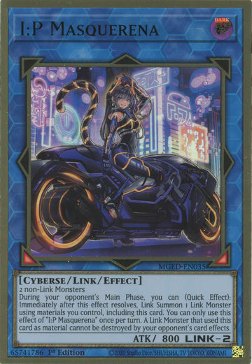 MGED-EN035 - I:P Masquerena (Alternate Art) - Premium Gold Rare - Maximum Gold: El Dorado