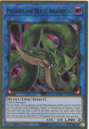 MGED-EN036 - Predaplant Verte Anaconda - Premium Gold Rare - Maximum Gold: El Dorado