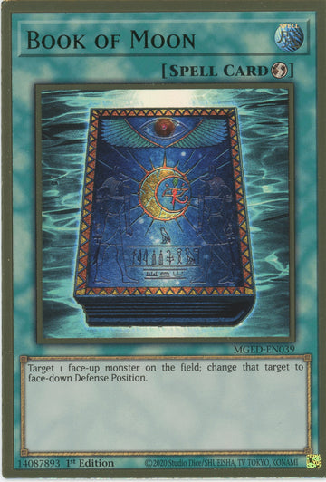 MGED-EN039 - Book of Moon - Premium Gold Rare - Maximum Gold: El Dorado