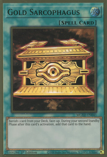 MGED-EN041 - Gold Sarcophagus - Premium Gold Rare - Maximum Gold: El Dorado