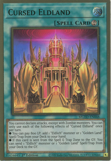 MGED-EN048 - Cursed Eldland - Premium Gold Rare - Maximum Gold: El Dorado