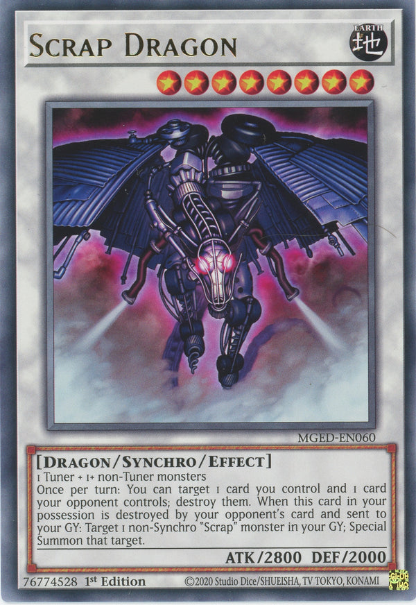 MGED-EN060 - Scrap Dragon - Rare - Effect Synchro Monster - Maximum Gold El Dorado
