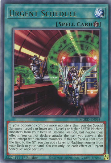 MGED-EN063 - Urgent Schedule - Rare - Maximum Gold: El Dorado
