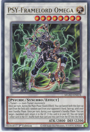 MGED-EN076 - PSY-Framelord Omega - Rare - Maximum Gold: El Dorado