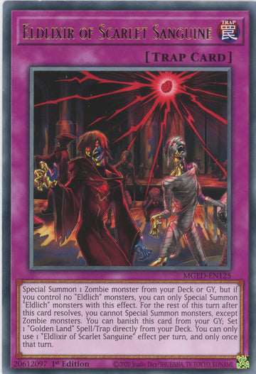 MGED-EN125 - Eldlixir of Scarlet Sanguine - Rare - Maximum Gold: El Dorado