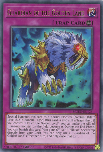 MGED-EN126 - Guardian of the Golden Land - Rare - Maximum Gold: El Dorado